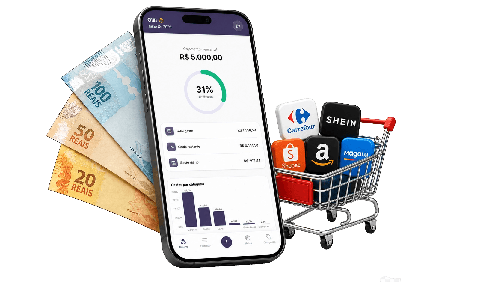 Aplicativo Daily Financeiro