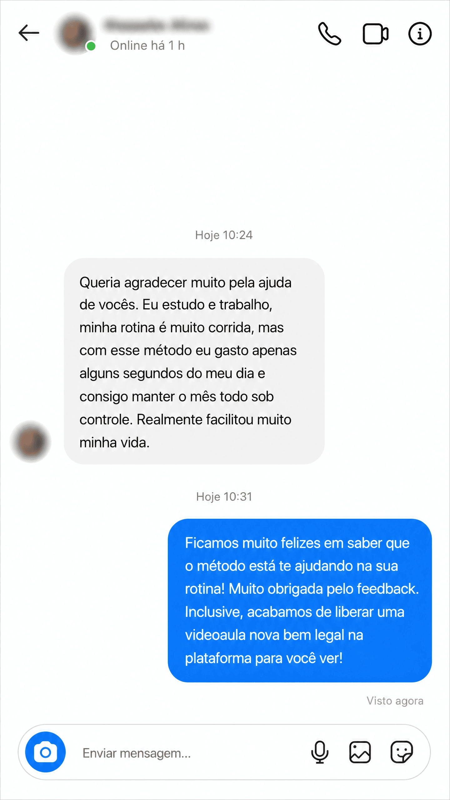 Depoimento Videoaula
